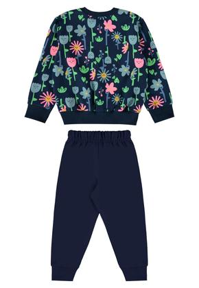 Imagem de Conjunto Infantil Blusão e Calça em Moletom Bee Loop