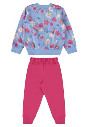 Imagem de Conjunto Infantil Blusão e Calça em Moletom Bee Loop