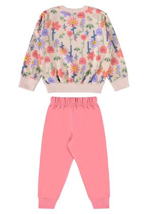 Imagem de Conjunto Infantil Blusão e Calça em Moletom Bee Loop