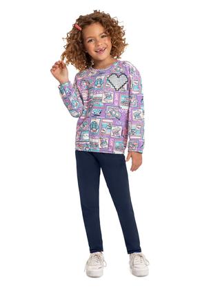 Imagem de Conjunto Infantil Blusão e Legging Quimby