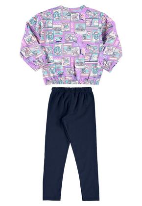 Imagem de Conjunto Infantil Blusão e Legging Quimby