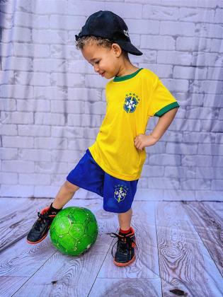 Imagem de Conjunto Infantil Brasil para Meninos - Tamanho 2-3 Anos
