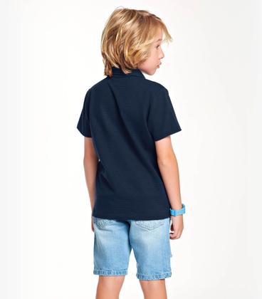 Imagem de Conjunto Infantil Camisa Com Bermuda Trick Nick Azul