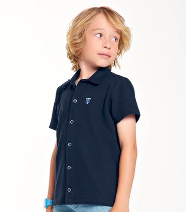Imagem de Conjunto Infantil Camisa Com Bermuda Trick Nick Azul