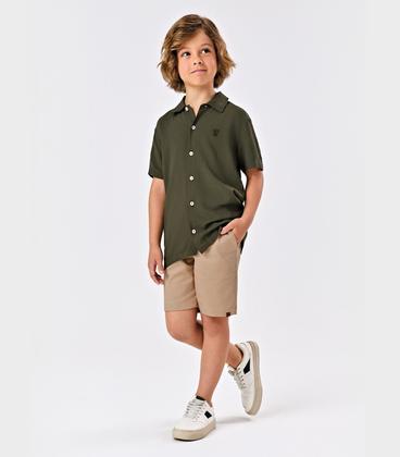 Imagem de Conjunto Infantil Camisa Com Bermuda Trick Nick Verde