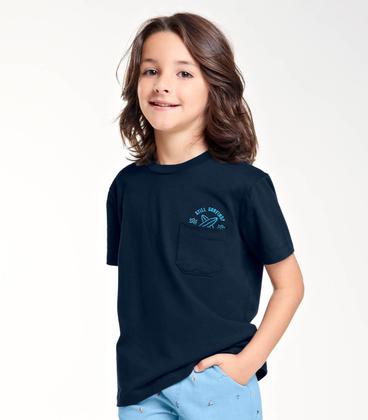 Imagem de Conjunto Infantil Camiseta Com Bermuda Trick Nick Azul