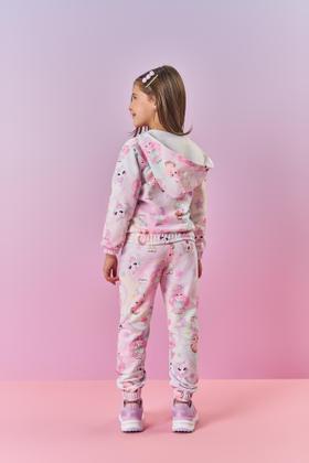 Imagem de Conjunto Infantil Cinti Inverno Calça e Moletom Flanelado Brilhinho