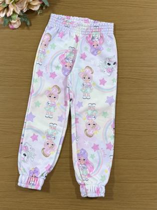 Imagem de Conjunto Infantil Cinti Inverno Calça e Moletom Flanelado Brilhinho