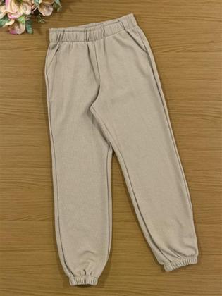 Imagem de Conjunto Infantil Cinti Inverno com Calça e Casaco Bege com Strass