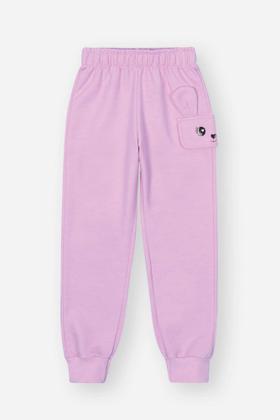 Imagem de Conjunto Infantil Cinti Inverno com Calça e Casaco Lilás Coelhinha com Strass