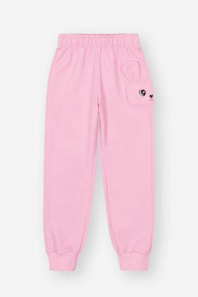 Imagem de Conjunto Infantil Cinti Inverno com Calça e Casaco Rosa Coelhinha com Strass