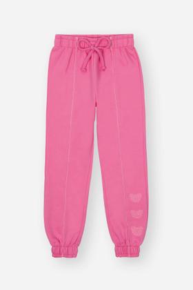 Imagem de Conjunto Infantil Cinti Inverno com Calça e Jaqueta Rosa Ursinho Coração