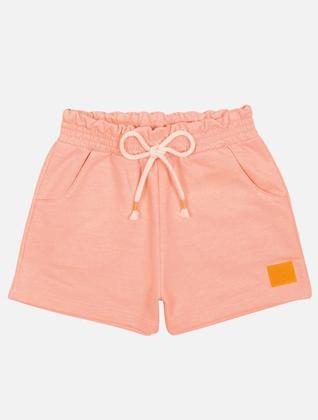 Imagem de Conjunto Infantil Cinti Verão Shorts e Blusa Laranja Borboletinha