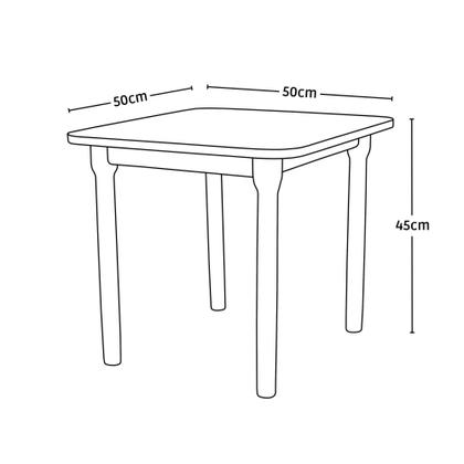 Imagem de Conjunto Infantil com 4 Cadeiras Miami JM Móveis