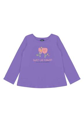 Imagem de Conjunto Infantil com Blusa e Shorts-Saia Bee Loop