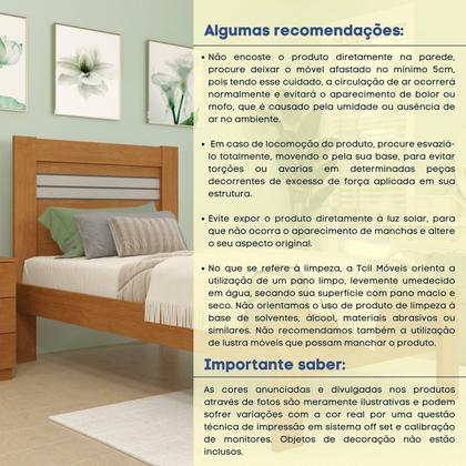 Imagem de Conjunto Infantil com Cama 100% MDF e Guarda-Roupa Harmonia Espresso Móveis