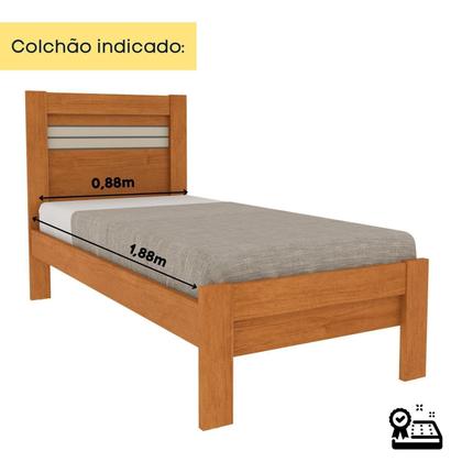 Imagem de Conjunto Infantil com Cama 100% MDF e Guarda-Roupa Harmonia Espresso Móveis
