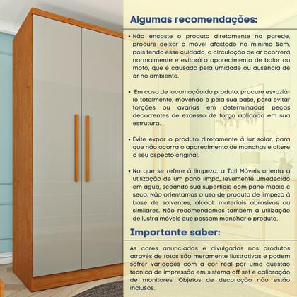 Imagem de Conjunto Infantil com Cama 100% MDF e Guarda-Roupa Harmonia Espresso Móveis