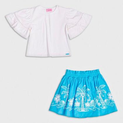 Imagem de Conjunto Infantil com Estampa Tropical - Momi