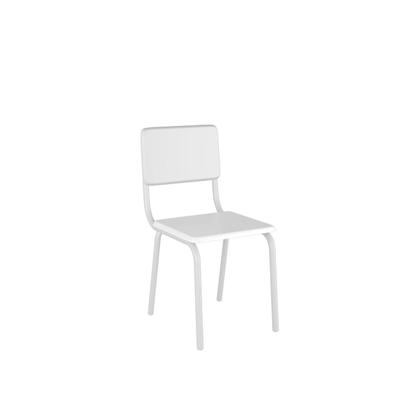 Imagem de Conjunto Infantil com Mesa 75x50cm com 4 Cadeiras Laura Branco