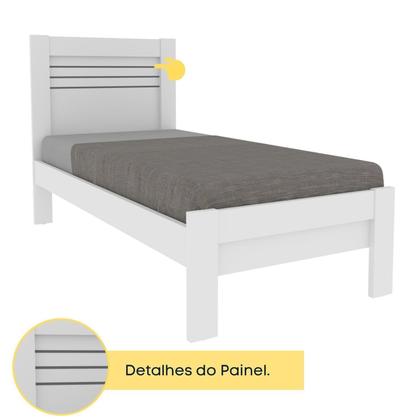 Imagem de Conjunto Infantil Completo com Cama 100% MDF, Guarda Roupa e Cômoda Harmonia Espresso Móveis