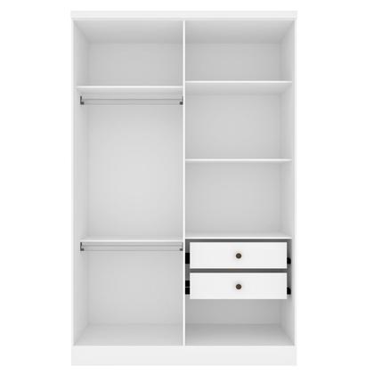 Imagem de Conjunto Infantil Completo com Cama 100% MDF, Guarda Roupa e Cômoda Harmonia Espresso Móveis