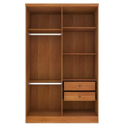 Imagem de Conjunto Infantil Completo com Cama 100% MDF, Guarda Roupa e Cômoda Harmonia Espresso Móveis