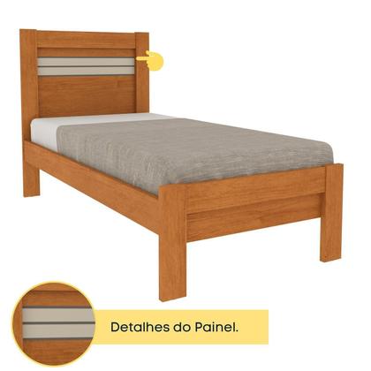 Imagem de Conjunto Infantil Completo com Cama 100% MDF, Guarda Roupa e Cômoda Harmonia Espresso Móveis