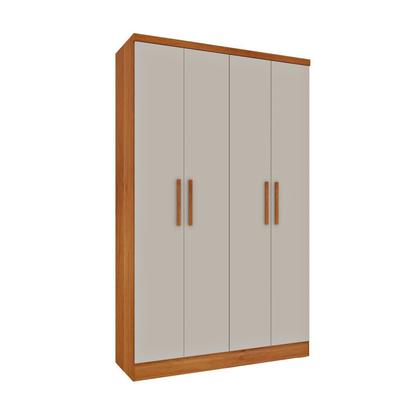 Imagem de Conjunto Infantil Completo com Cama 100% MDF, Guarda Roupa e Cômoda Harmonia Espresso Móveis