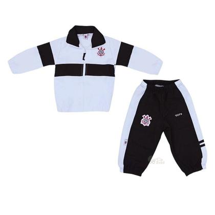 Imagem de Conjunto Infantil Corinthians Agasalho Com Jaqueta e Calça