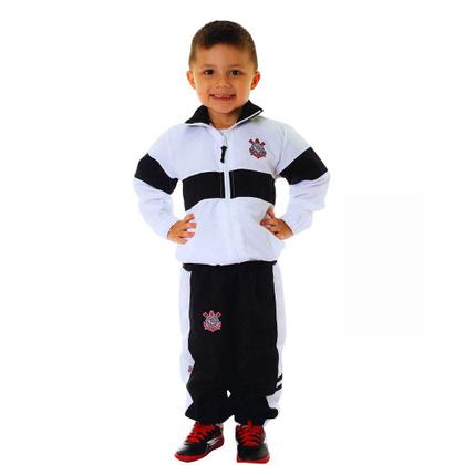 Imagem de Conjunto Infantil Corinthians Agasalho Com Jaqueta e Calça