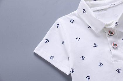 Imagem de Conjunto Infantil Criança Menino Short + Camisa Polo