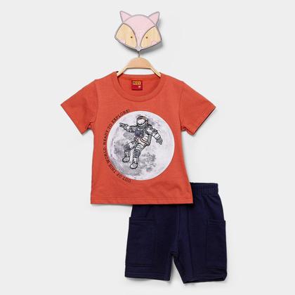 Imagem de Conjunto Infantil Curto Kyly Astronauta Menino