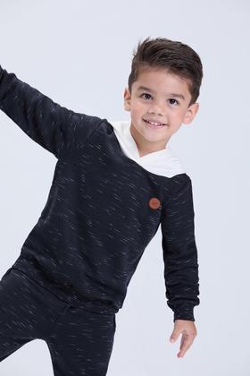 Imagem de Conjunto Infantil de Inverno Masculino Moletom Jet