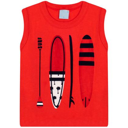 Imagem de Conjunto Infantil de Menino Surf Vermelho