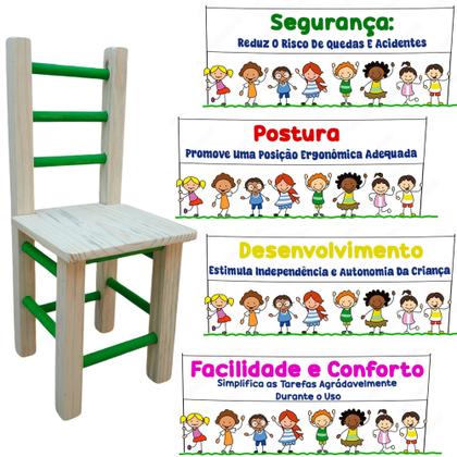 Imagem de Conjunto Infantil De Mesa Com Bau+2 Cadeira Colorida
