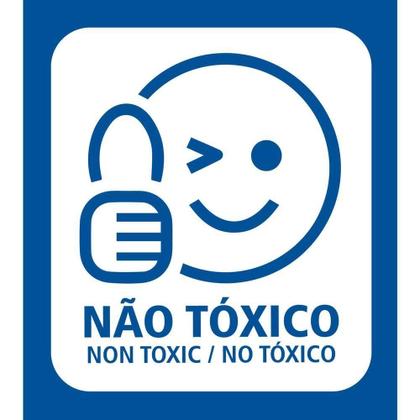 Imagem de Conjunto Infantil De Mesa E Cadeira Tramontina Beni Azul Em Polipropileno Com Quadro De Atividades