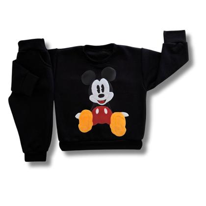 Imagem de Conjunto Infantil de Moletom Flanelado Menino Menina Bebê Mickey