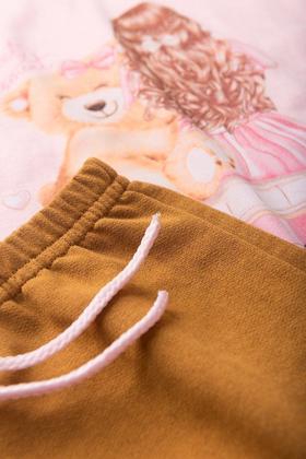 Imagem de Conjunto Infantil de Verão para Menina Blusa e Shorts Princess - GKS