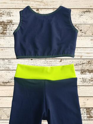 Imagem de Conjunto Infantil e Juvenil para treino short e top minidiva