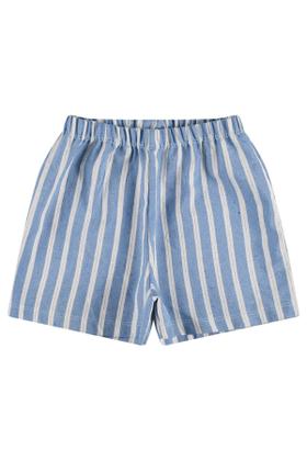 Conjunto Infantil Ecológico Listras Branco - Vida Costeira Imagem de Conjunto Infantil Ecológico Listras Branco