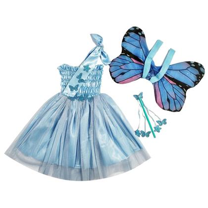 Imagem de Conjunto Infantil Fantasia Menina Fada Festa Tam 1 ao 14