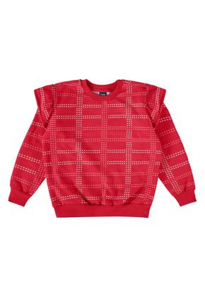 Imagem de Conjunto Infantil Feminina com Blusão Xadrez e Calça Bee Loop