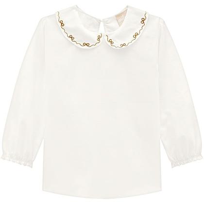 Imagem de Conjunto Infantil Feminino Camisa + Salopete Milon