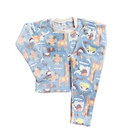 Imagem de Conjunto Infantil Fleece Estampado Brilha No Escuro Meninos