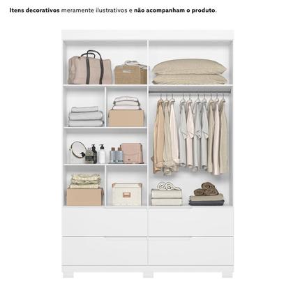 Imagem de Conjunto Infantil Guarda-Roupa e Cômoda Circus Branco