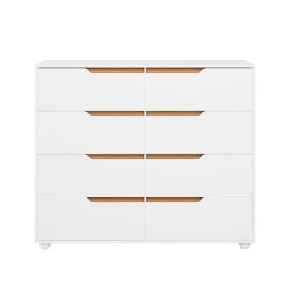 Imagem de Conjunto Infantil Guarda-Roupa e Cômoda Circus Branco