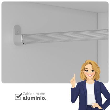 Imagem de Conjunto Infantil Guarda-Roupa e Cômoda Circus Branco