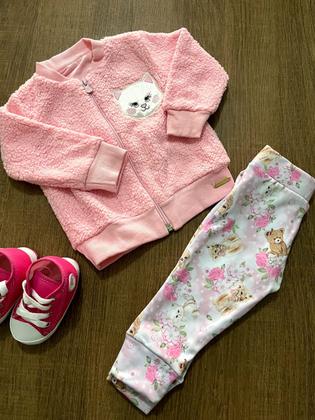 Imagem de Conjunto Infantil inverno com ziper quebra cabeça 2910