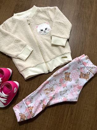 Imagem de Conjunto Infantil inverno com ziper quebra cabeça 2910